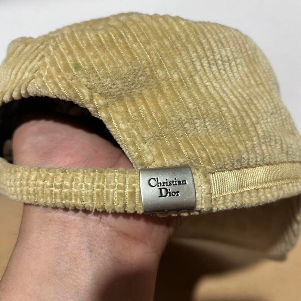Vintage Christian Dior Sports Corduroy Hat with Bow - Picture 3 of 5